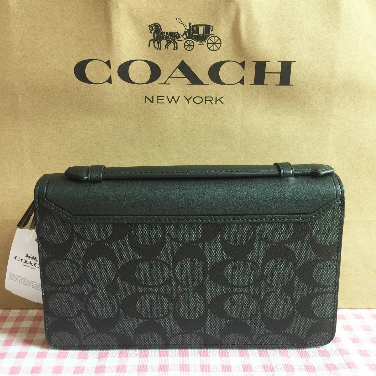 とっておきし福袋 COACHトラベルオーガナイザーダブルジップ