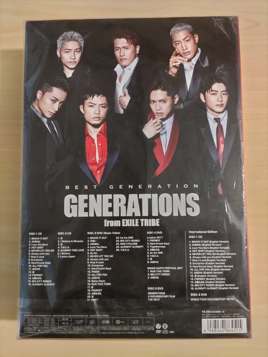 新発売 3CD 4DVD GENERATIONS BEST GENERATION drenriquejmariani.com