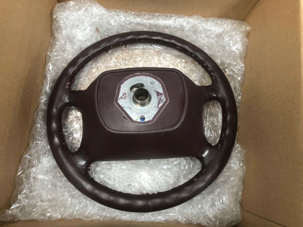  Porsche 911 Carrera 964 turbo limited original red wine red leather steering wheel steering gear secondhand goods product number :964.347.804.50 PORSCHE