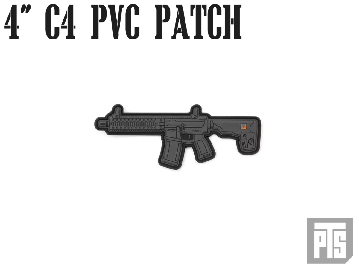 PTS-0047　【正規品】PTS 4インチ C4 PVC パッチ_画像1