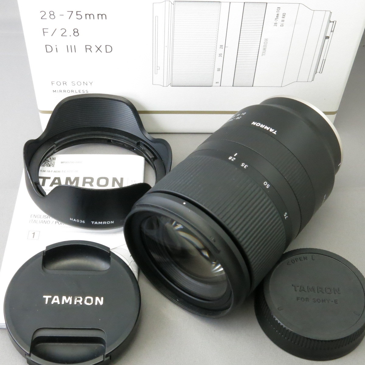 TAMRONタムロン28-75mm F2.8Di III A036 ソニー用