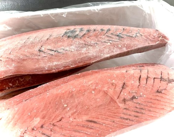  довольно большой # юг person 1 шт рыбалка и . постное филе 7 сверху 5kg тунец-бонито .. sashimi тунец-бонито ro in!*
