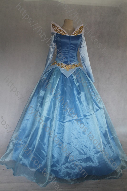 xd142ディズニー 眠れる森の美女 オーロラ姫 aurora プリンセス ワンピース ドレス ハロウィン イベント コスプレ衣装