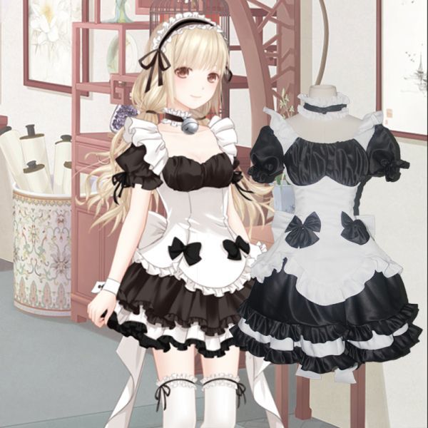 xd232 ミラクルニキ チョコレート メイド服 メイド・ショコラ ハロウィン クリスマス イベント仮装 コスプレ衣装