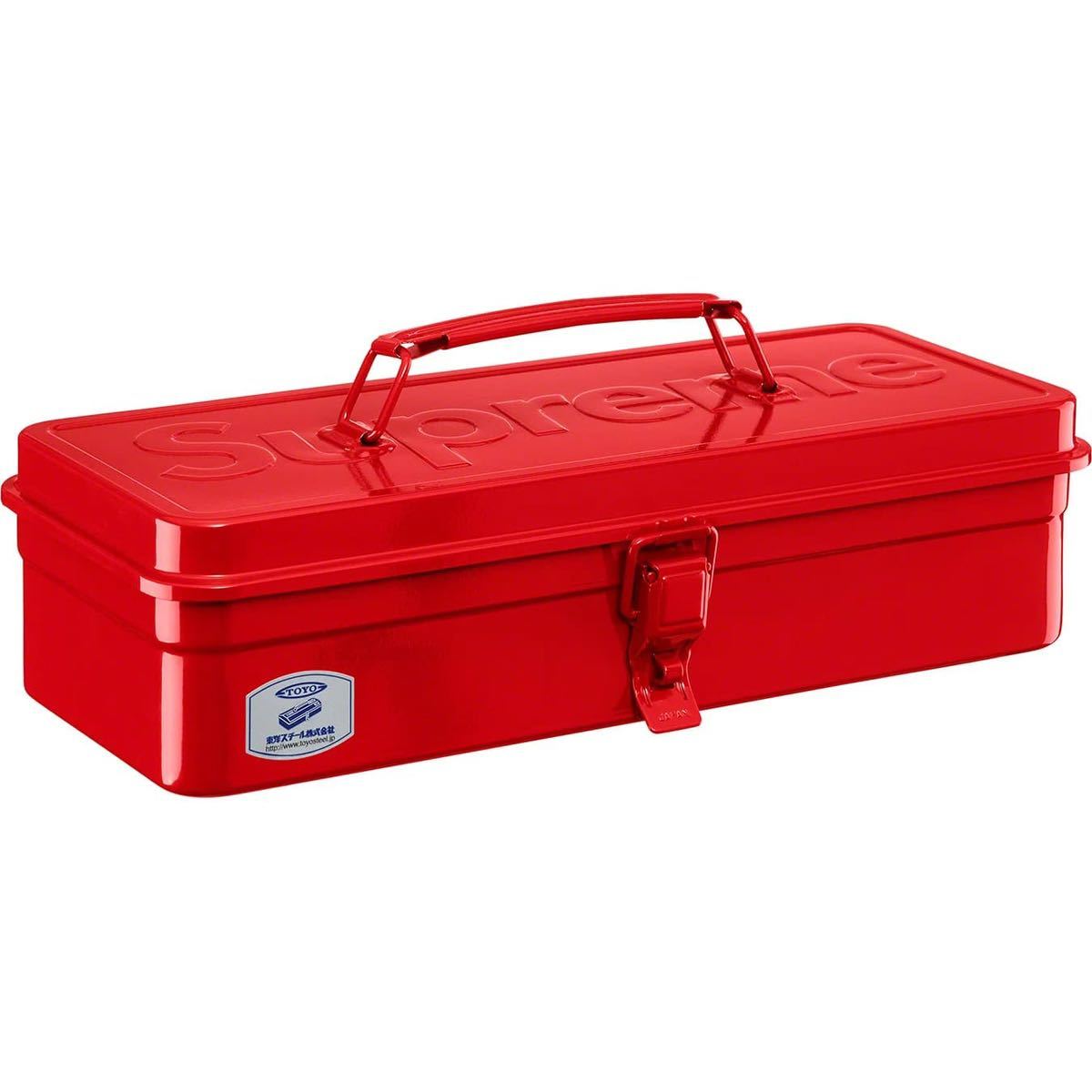 送料無料 赤 Supreme TOYO Steel T-320 Toolbox Red シュプリーム 東洋スチール ツールボックス 工具箱 22FW  box logo ボックスロゴ 新品