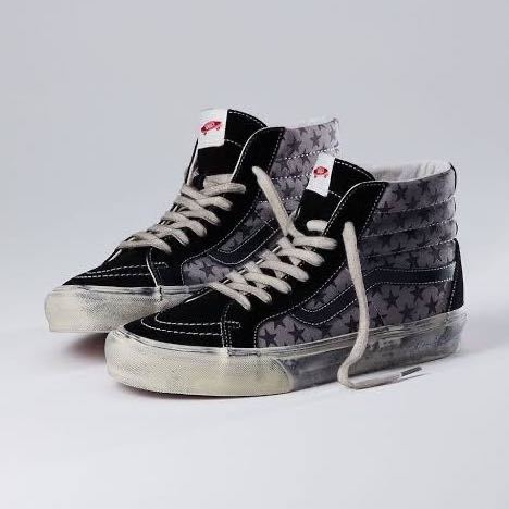 送料無料 27cm Bianca Chandon × Vault by Vans Sk8-Hi Reissue VLT LX Black/Gray バンズ ビアンカシャンドン スケハイ 星柄 US9 新品