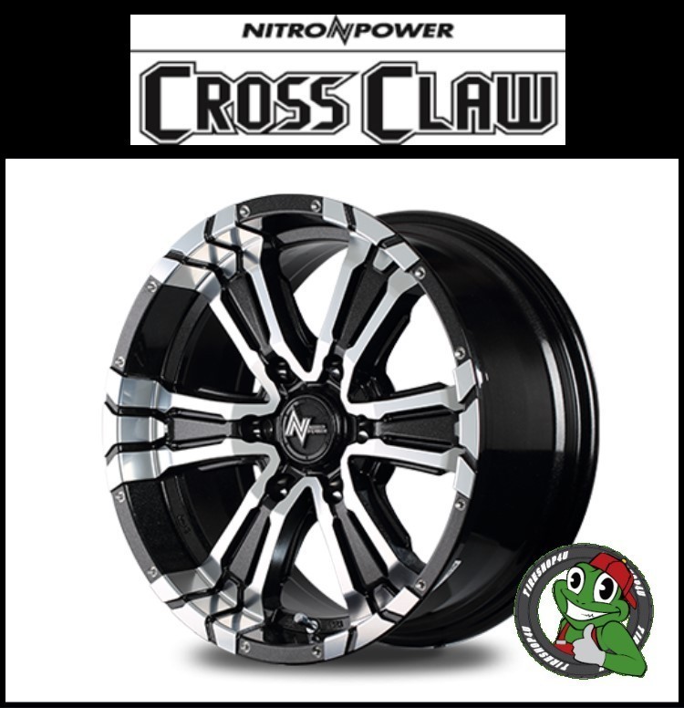 4本セット NITROPOWER CROSSCLAW クロスクロウ 16x6.5J 6/139.7 +48 メタリック TOYO OPENCOUNTRY R/T 215/65R16 キャラバン NV350_画像2