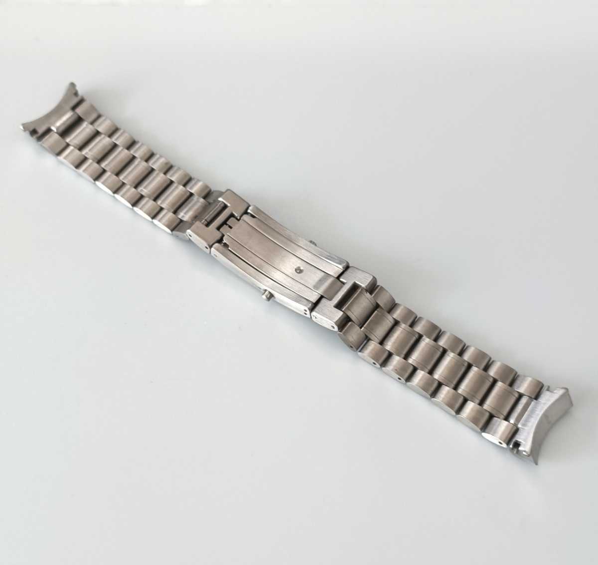 腕時計 修理交換用 ステンレス ブレスレット シルバー 22mm マット