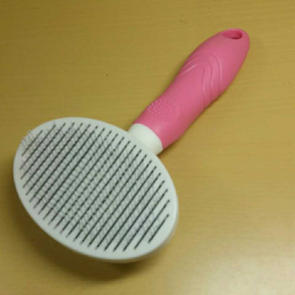  pet brush pink color dog cat wool .. brush grooming trimming one Chan cat Chan . repairs 