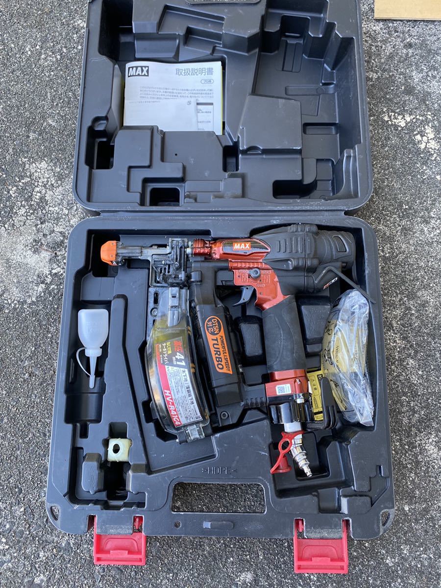 Max ネジ打ち機 HV-R41G4-R ターボマックス マックス 釘打機 ビス打ち