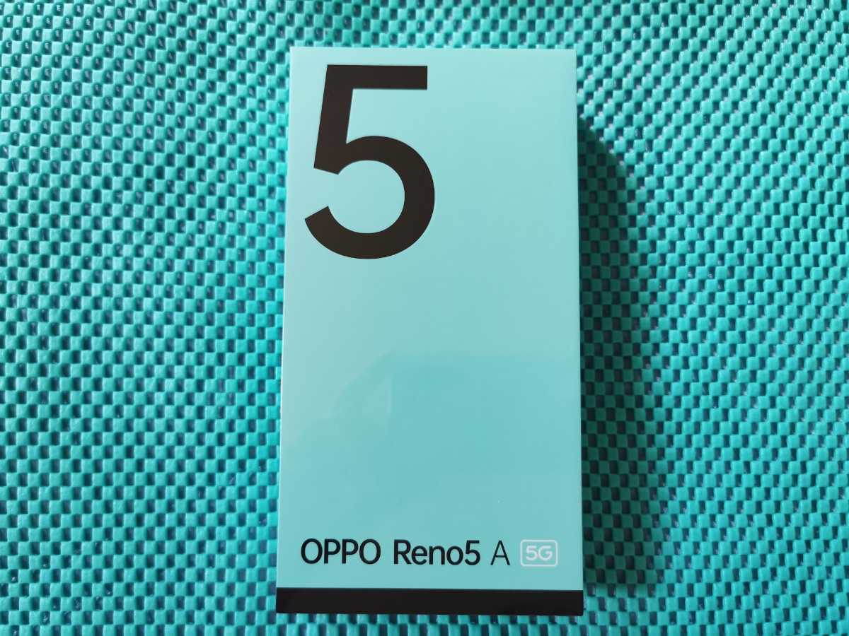 新品未開封品 OPPO Reno5 A アイスブルー ワイモバイル版 SIMフリー