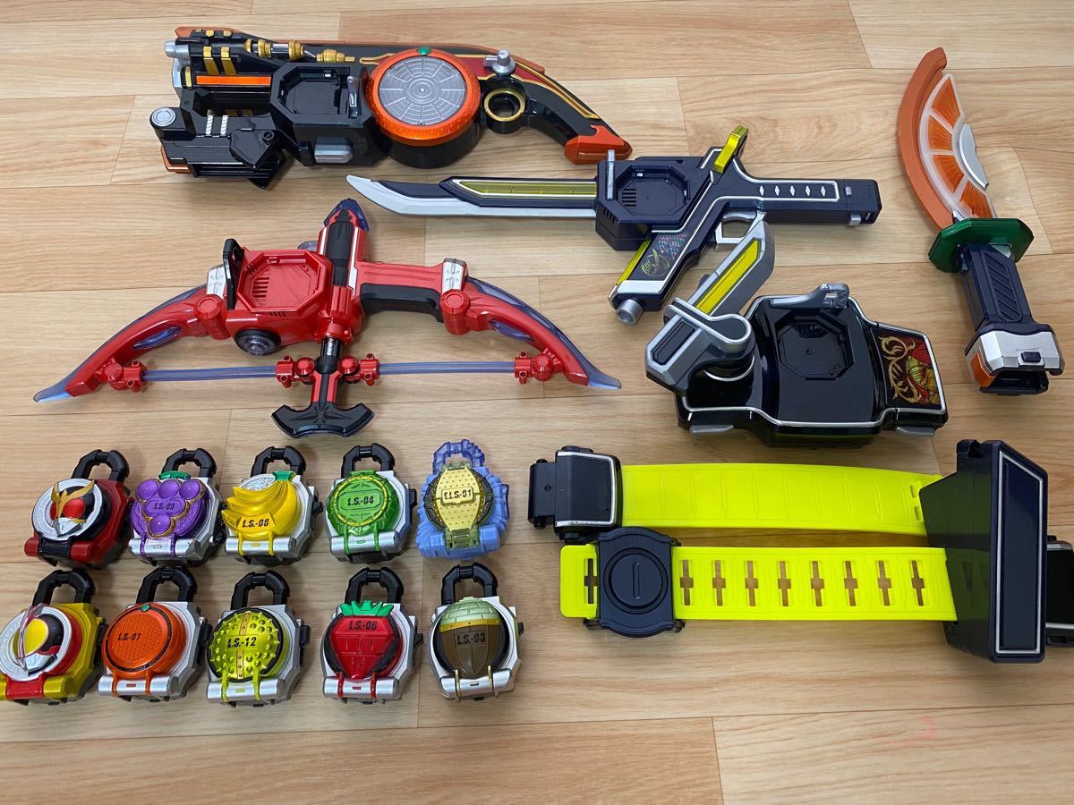 仮面ライダー鎧武 ガイム まとめ セット ベルト ロックシード アロー