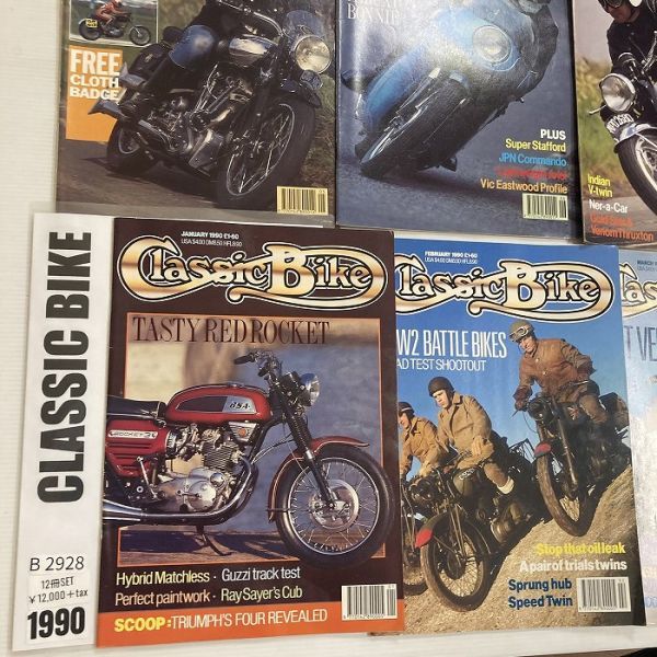 B2928　1990　12冊セット「CLASSIC BIKE」　クラシックバイク　英国　旧車雑誌　英国車　ビンテージ　自動車_画像5