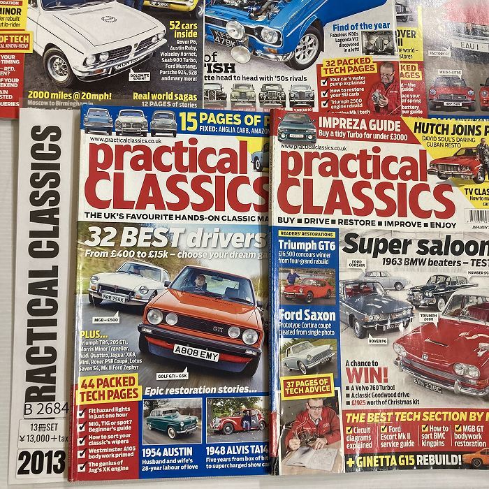 B2684 2013 13冊セット「Practical CLASSICS」 プラクティカルクラシックス 英国 旧車雑誌 クラシックカー 英国車 ビンテージ 自動車_画像5