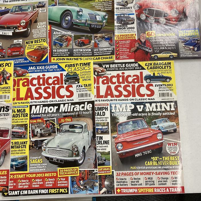 B2684 2013 13冊セット「Practical CLASSICS」 プラクティカルクラシックス 英国 旧車雑誌 クラシックカー 英国車 ビンテージ 自動車_画像4