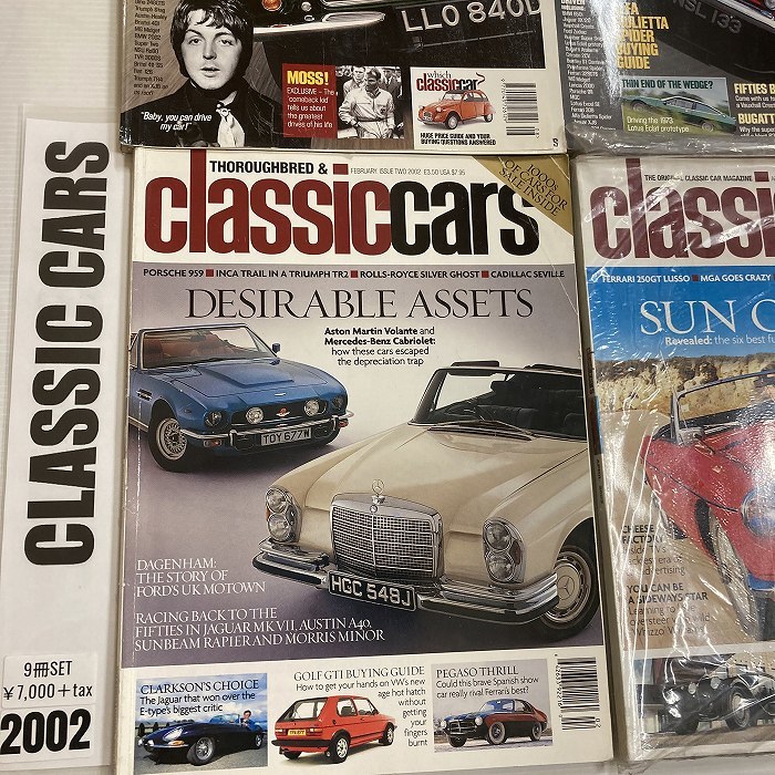 B2698 2002 9冊セット「CLASSIC CARS」クラシックカー 英国 旧車雑誌 ビンテージカー 英国車 ヴィンテージ 自動車 - 外車 B2698 2002 9冊セット「CLASSIC CARS」クラシックカー 英国 旧車雑誌 ビンテージカー 英国車 ヴィンテージ 自動車 - 外車
