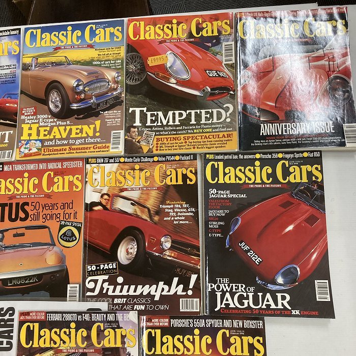 B2756　1998　9冊セット　「CLASSIC CARS」クラシックカー 英国 旧車雑誌 ビンテージカー 英国車 ヴィンテージ 自動車_画像3