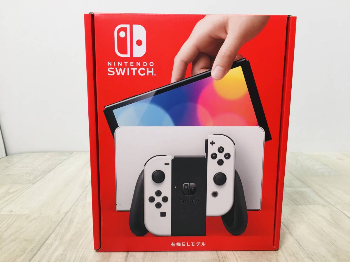 ☆未使用 Nintendo Switch (有機ELモデル) Joy-Con(L)/(R) ホワイト