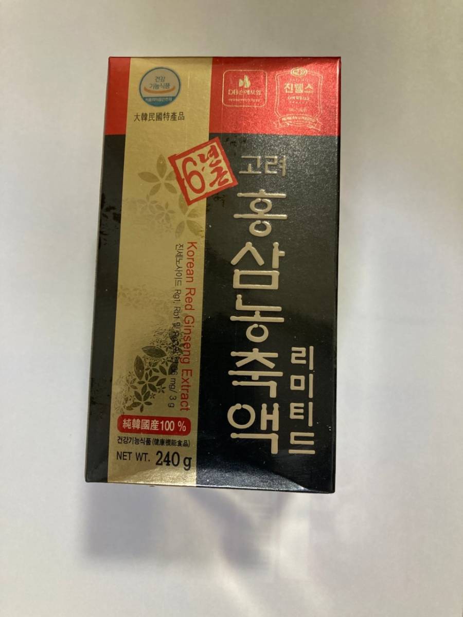 激安通販専門店 新品未開封 一和高麗紅参濃縮液 240g リミテッド