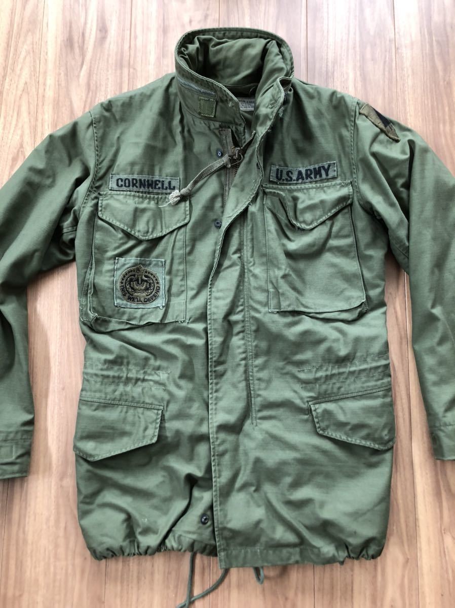 M-65 1st X-small regular エポレット無し 米軍実物 M-65フィールド