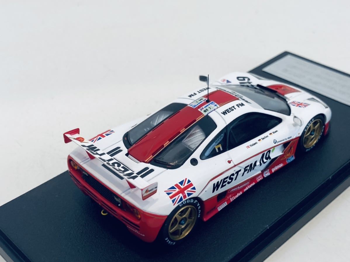 1/43 HPI マクラーレン F1 GTR WEST FM Le Mans 1995 J.ニールセン-T.ブシャー-J. 1/43 HPI マクラーレン F1 GTR WEST FM Le Mans 1995 J.ニールセン-T.ブシャー-J.