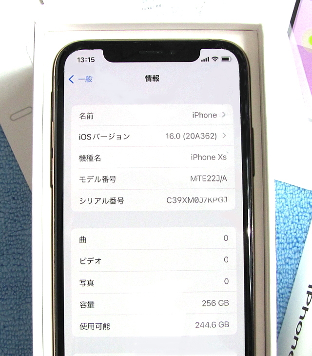 売れ筋がひ!本キャンセル ヤフオク! 超美品iPhoneXS 256ゴールドSIMロック解除