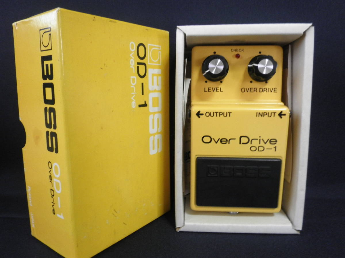 BOSS OD-1 Over Drive オーバードライブ エフェクター(取扱説明書・箱