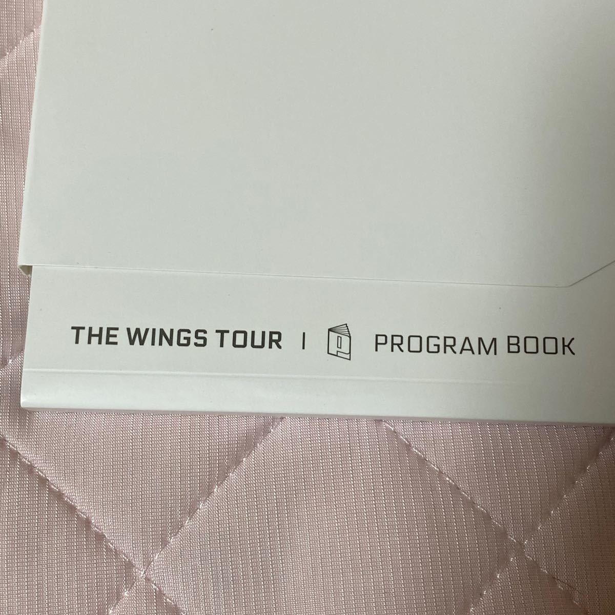 BTS WINGS TOUR PROGRAM BOOK