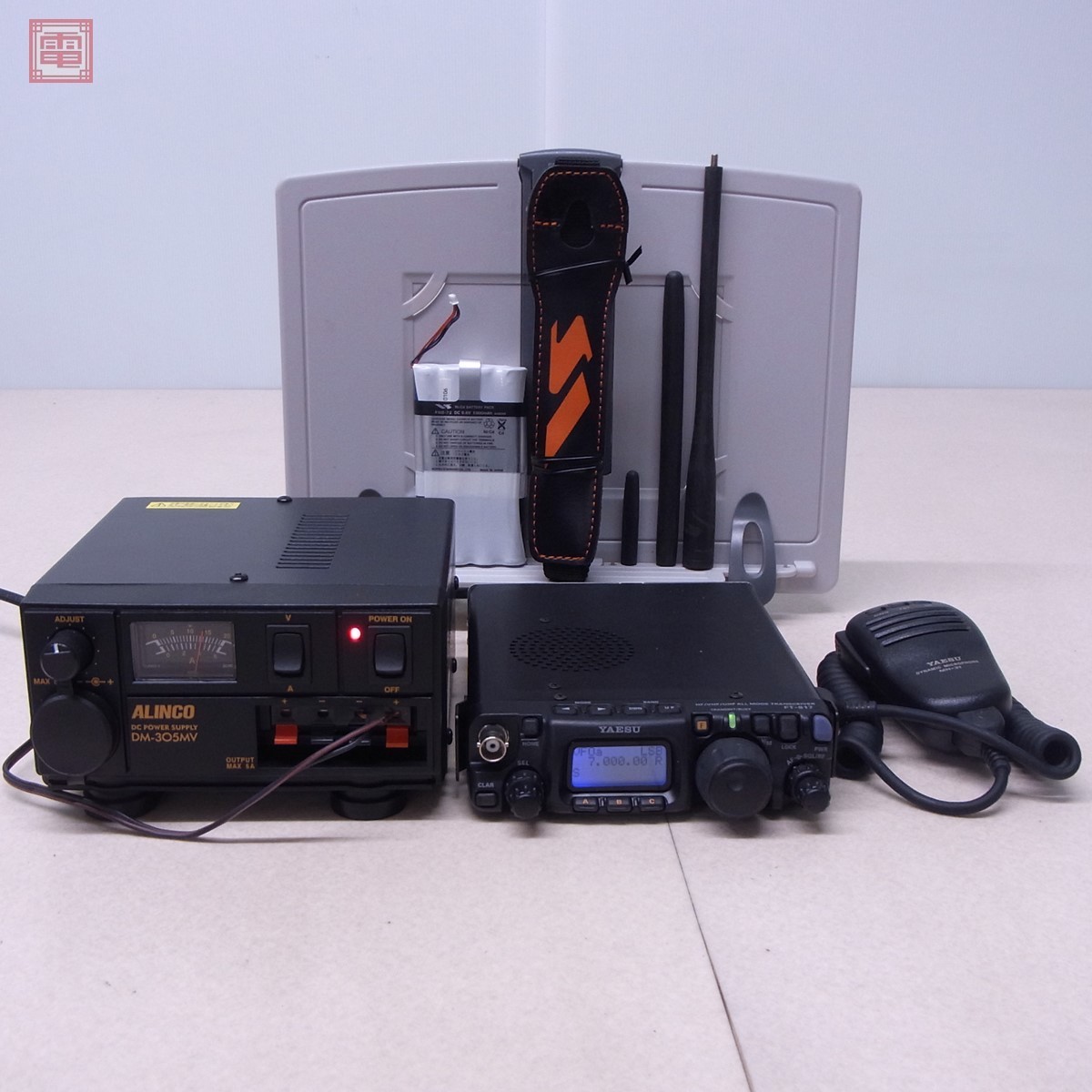 美品 ヤエス 八重洲 FT-817 HF/50/144/430MHz 5W + アルインコ DM