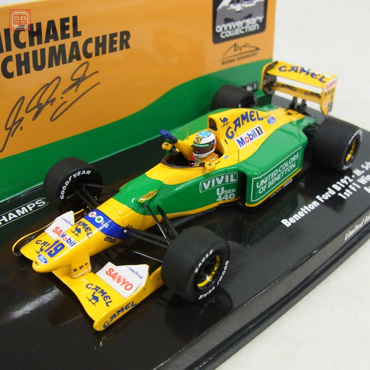 PMA 1/43 ベネトン フォード B192 ミハエル・シューマッハ ベルギーGP