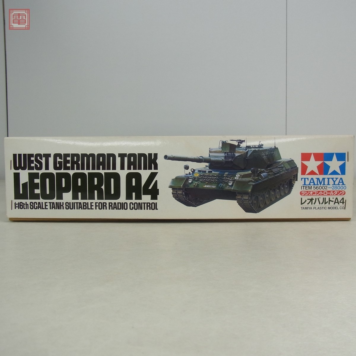 未組立 タミヤ 1/16 西ドイツ レオパルド A4戦車 ITEM 56002 ラジオ