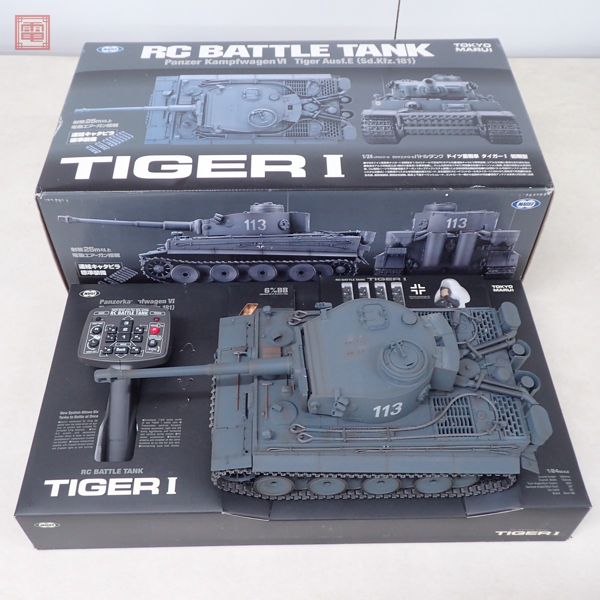 Yahoo!オークション - 東京マルイ 1/24 RCバトルタンク ドイツ重戦車