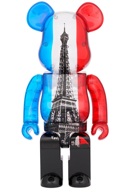 ファッションの Tricolor TOWER EIFFEL 新品 Ver.BE@RBRICK ベアブリック タワートリコロールバージョン 400%/エッフェル塔 キューブリック、ベアブリック
