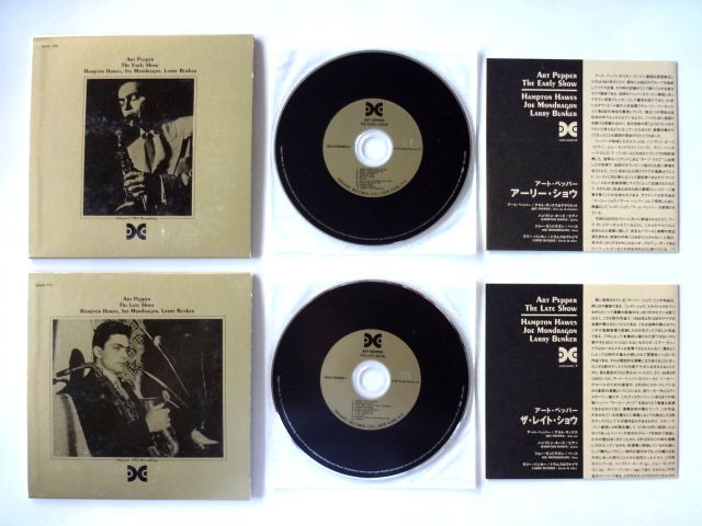 【TKCB71663,71664】アート・ペッパー Art Pepper / アーリー・ショウ The Early Show ＋ レイト・ショウ The Late Show / 送料310円～_画像2