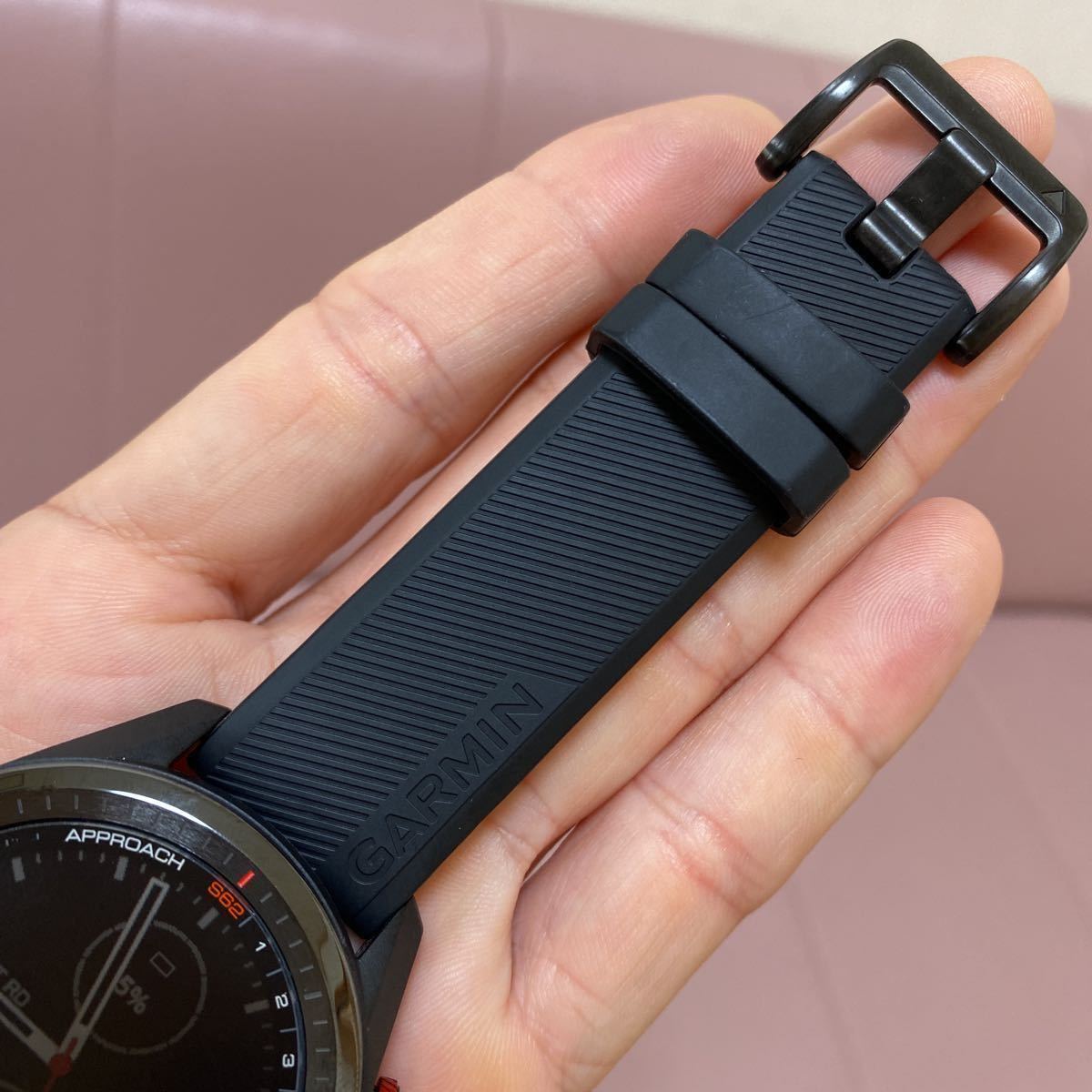 美品】ガーミン S62 アプローチ (GARMIN)黒ブラック 正規品 (説明書