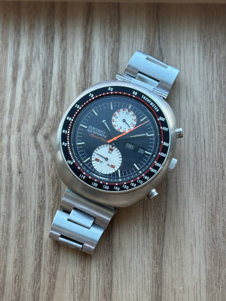 可動品】SEIKO 5 Sports Speedtimer セイコー 5スポーツ スピード