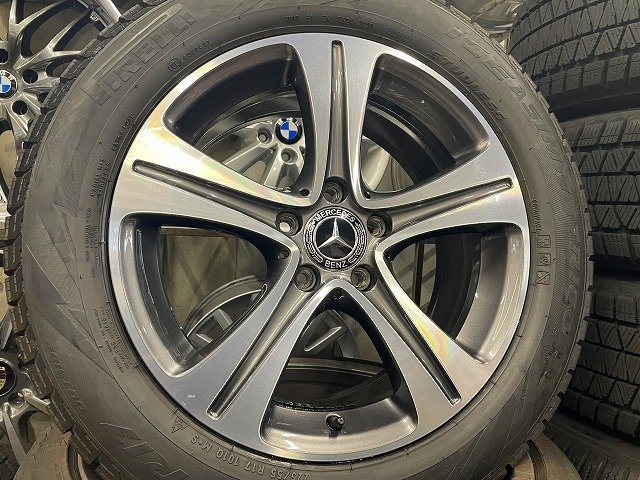 インセット】 225/55R17 17インチ ベンツEクラス W213 DUNLOP
