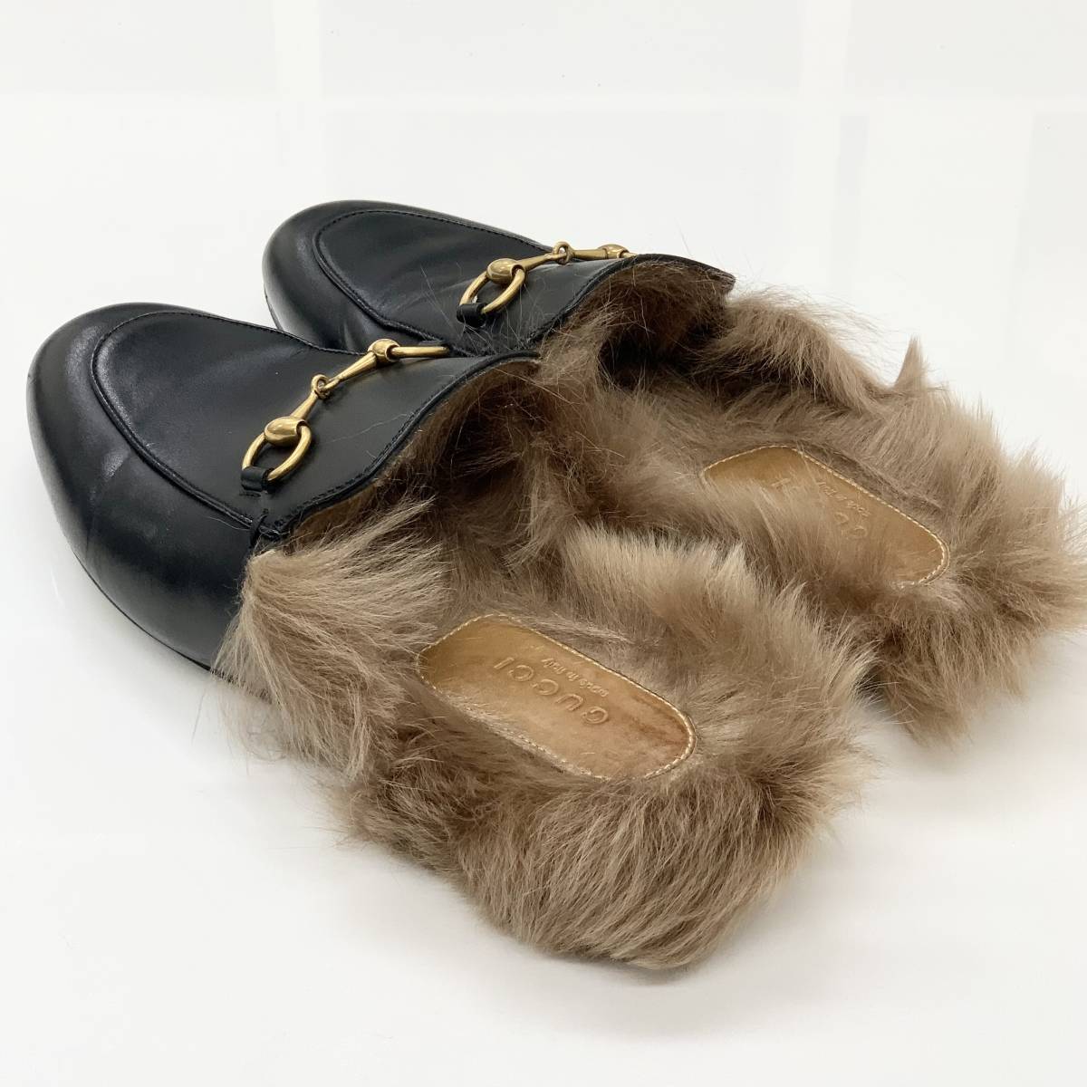 日本通販サイト】 GUCCI プリンスタウン ファー ホースビットレザー