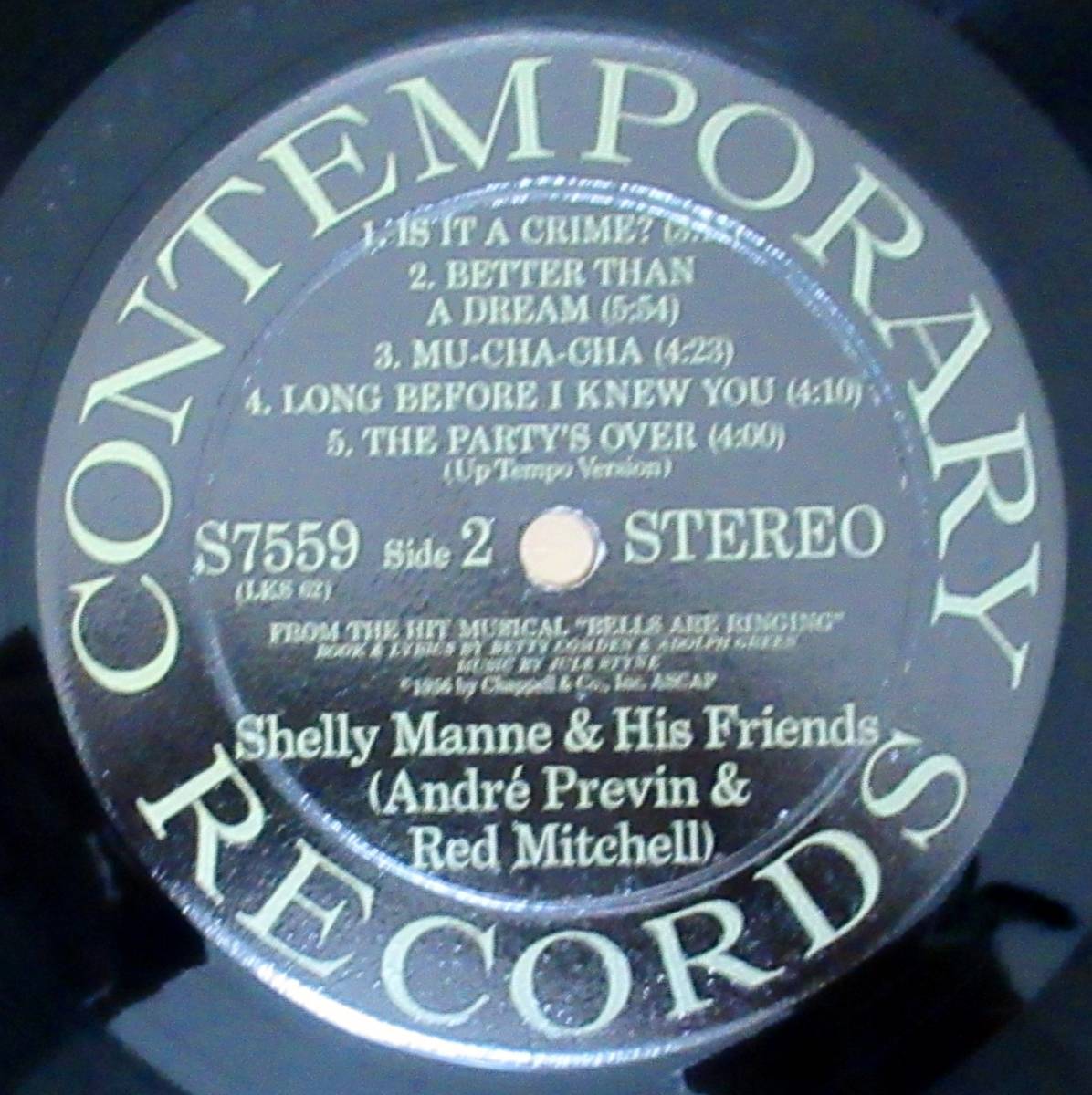 レコード 〈LP〉シェリー・マン (SHELLY MANNE & HIS FRIENDS）BELLS ARE RINGING_画像5