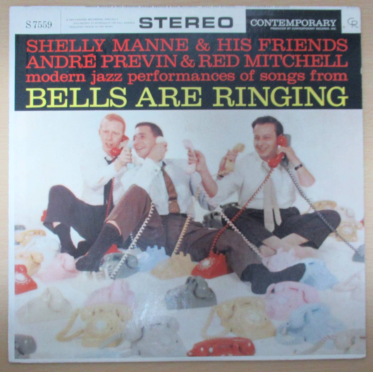 レコード 〈LP〉シェリー・マン (SHELLY MANNE & HIS FRIENDS）BELLS ARE RINGING_画像1