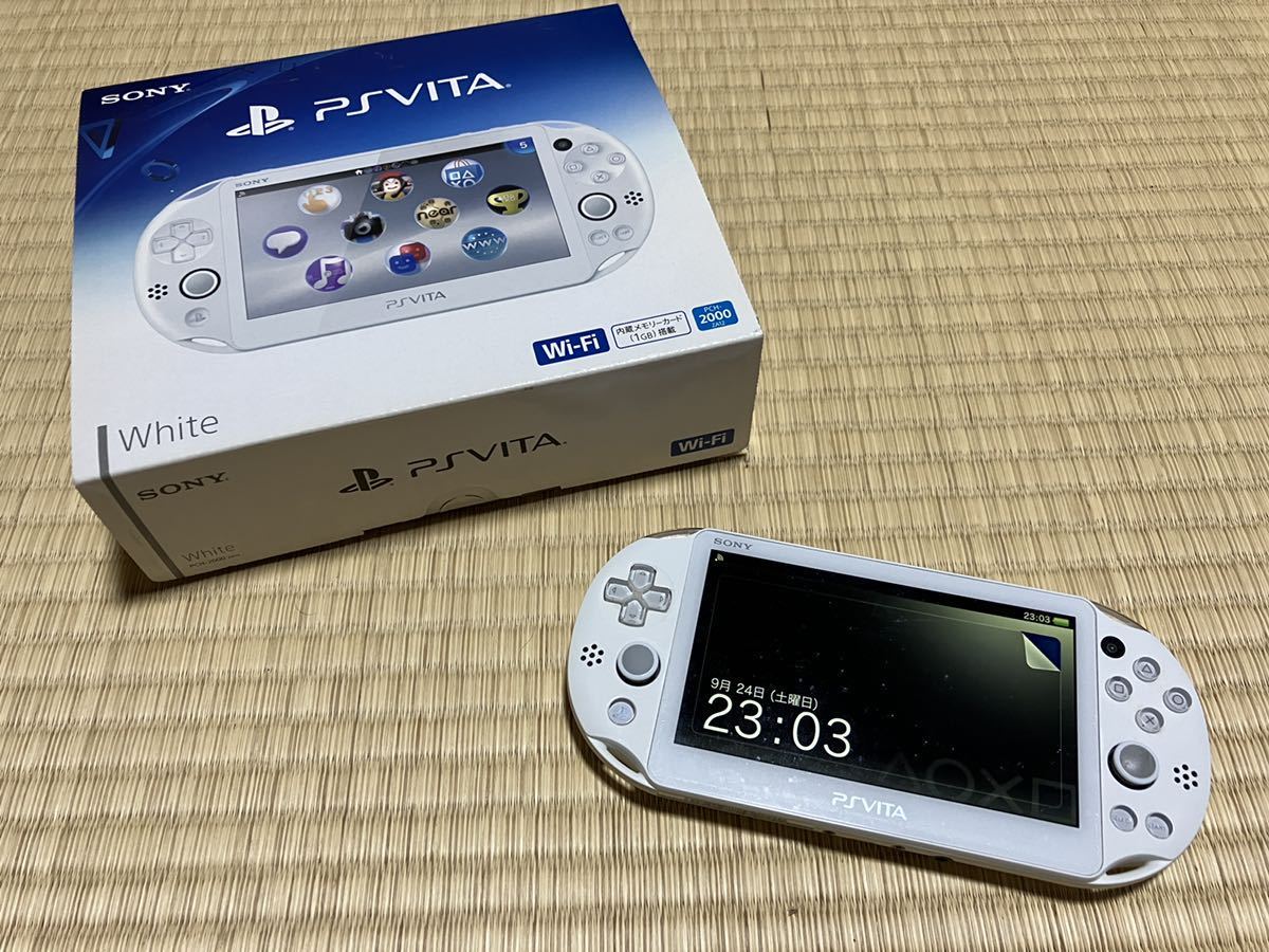 SONY PS Vita PCH-2000 Wi-Fiモデル PlayStation Vita ホワイト 16GB