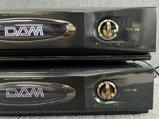 動作確認済み』(全国送料無料) 第一興商 DAM-A200 アンプ 2台 P 動作確認済み』(全国送料無料) 第一興商 DAM-A200 アンプ 2台 P