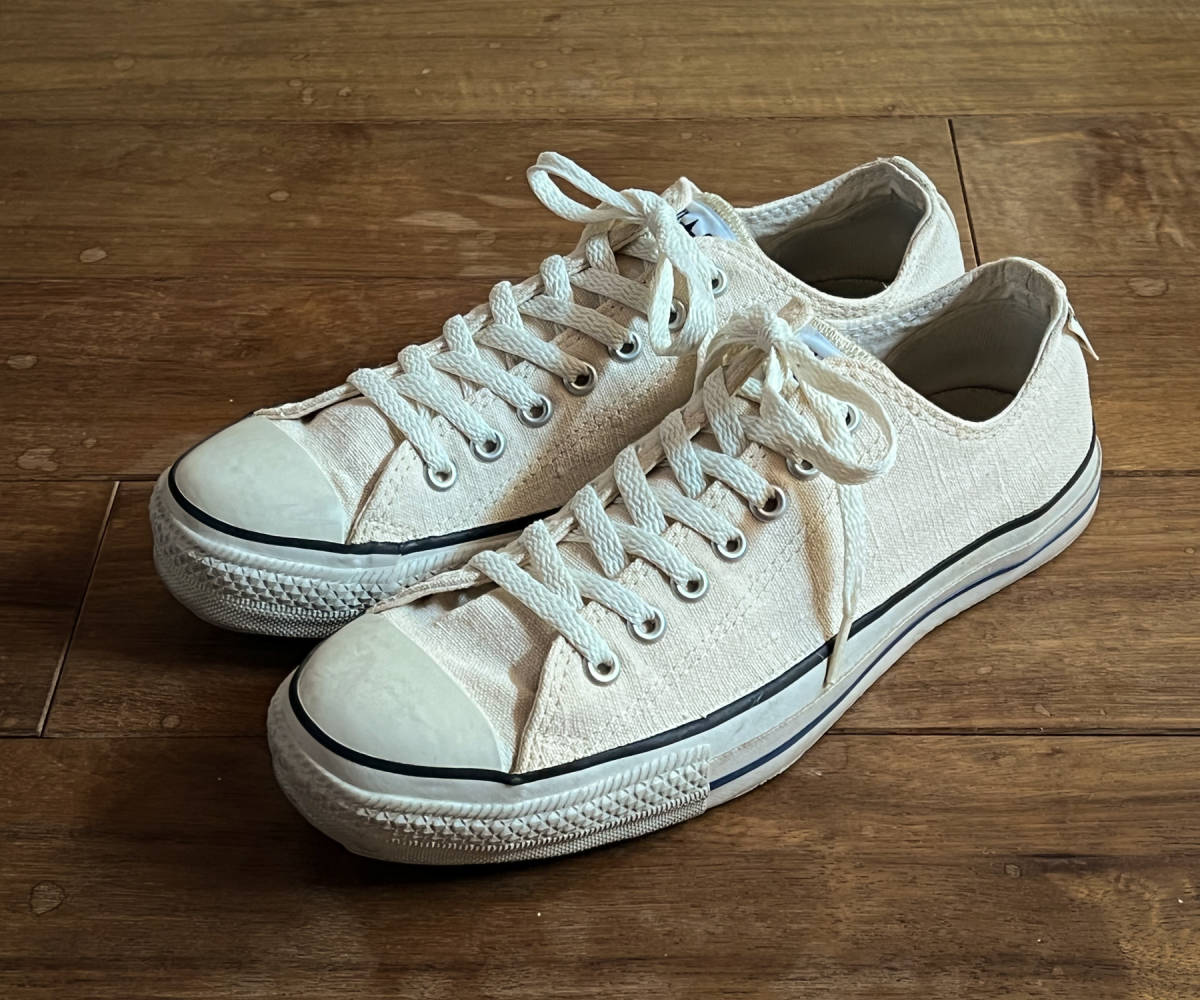 売れ筋がひ贈り物! オールスター◆hemp 希少モデル◆90s◆コンバース ヘンプ 珍品 27.5cm◆USA製◆ヴィンテージ◆美品 ALLSTAR◆US9 オフホワイト◆converse 27.5cm 売れ筋がひ贈り物! オールスター◆hemp 希少モデル◆90s◆コンバース ヘンプ 珍品 27.5cm◆USA製◆ヴィンテージ◆美品 ALLSTAR◆US9 オフホワイト◆converse 27.5cm