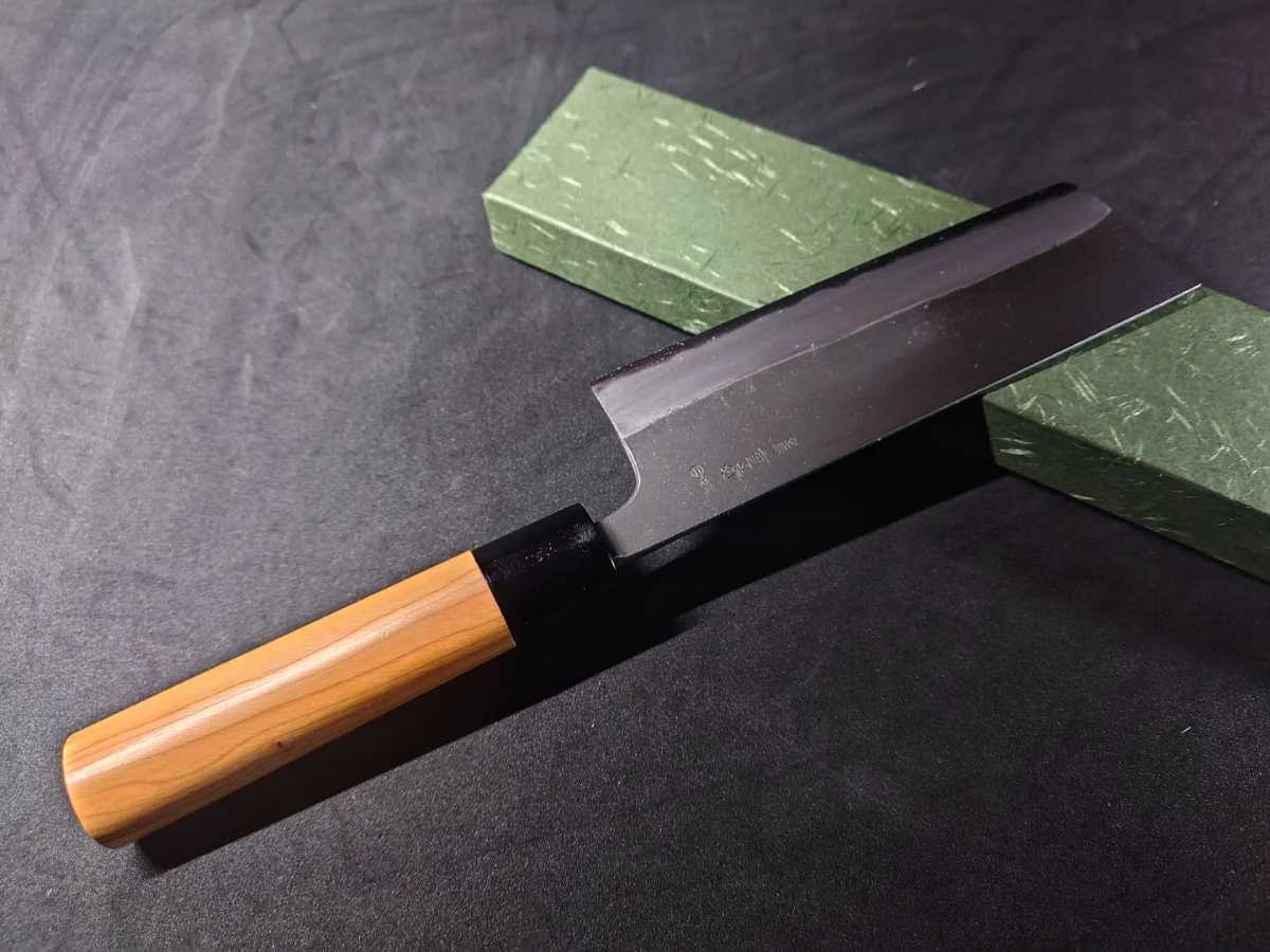 飯塚重房作】菜切包丁 180mm 鋼 薄刃包丁 - coastalcareeracademy.com