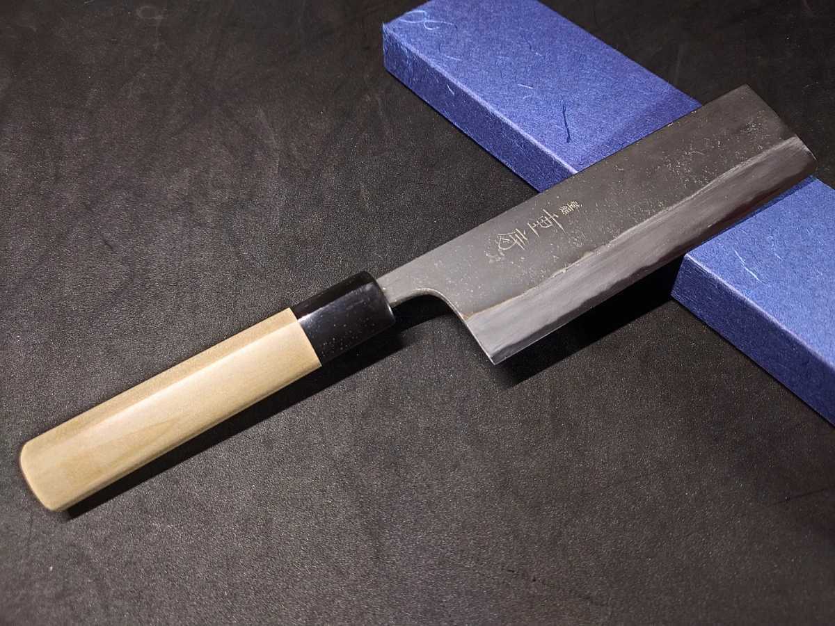 飯塚重房作】黒打 菜切包丁 180mm 和包丁 三条 - www.computation.ca
