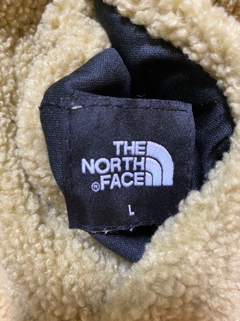 韓国&欧州限定 THE NORTH FACE Nuptse Down ノースフェイス ヌプシボアリバーシブルダウンジャケット 『L』 ブラック 黒  フリース 正規品