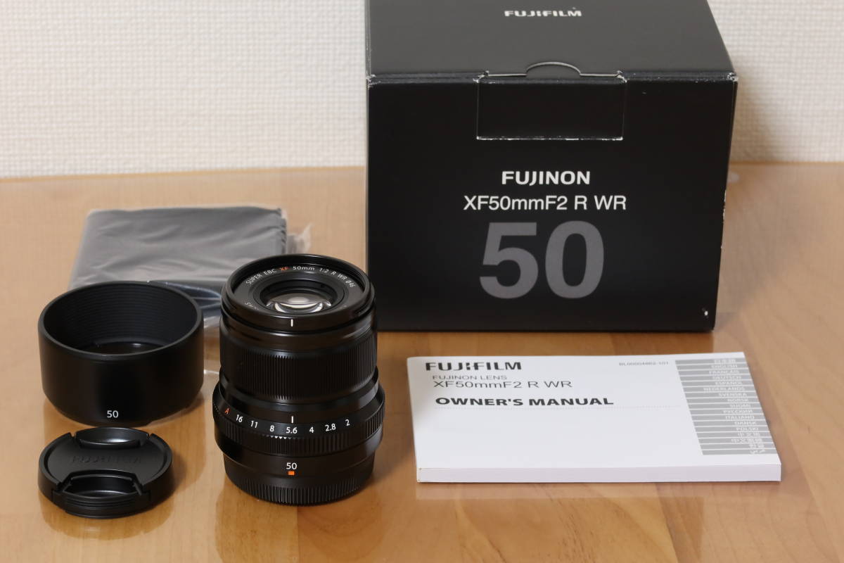 送料無料☆富士フイルム FUJIFILM XF50 mm F2 R WR - www