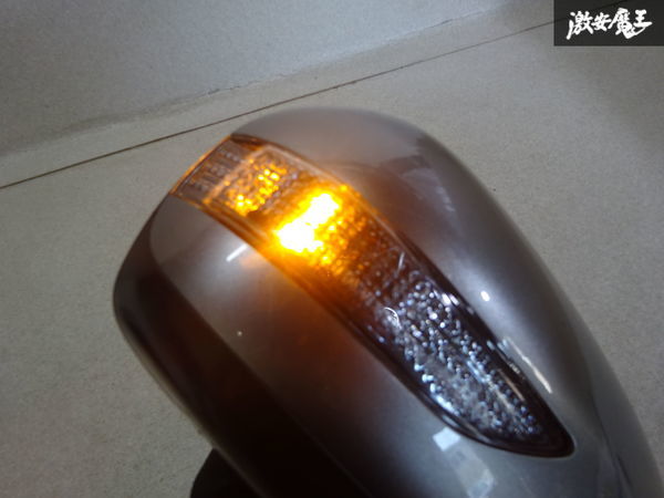  Subaru original BP9 Legacy Outback latter term door mirror side mirror electric storage 9 pin right side driver`s seat side MITSUBA VB10 operation OK gunmetal series Q-1