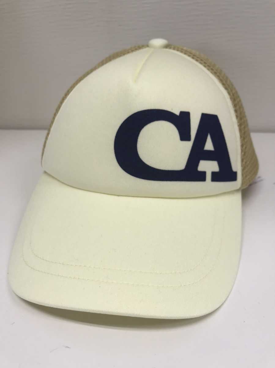 新品未使用　Ron Herman CA Logo Print Mesh Cap (kids)　カラー/cream　ロンハーマンオリジナルキャップ帽子キッズ　春スタイル