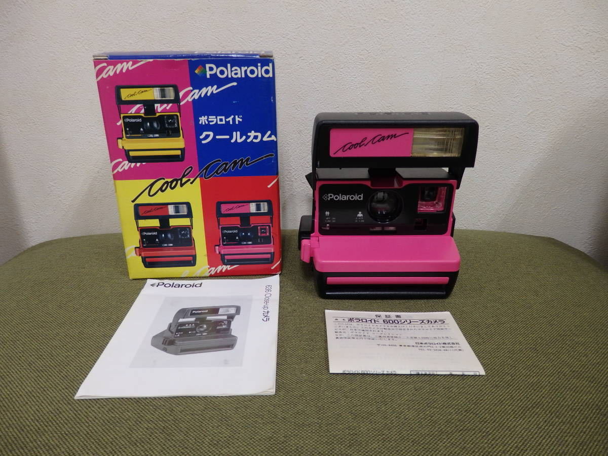 T6-4.9 日本ポラロイド / Polaroid CoolCam / クールカム ピンク 636 